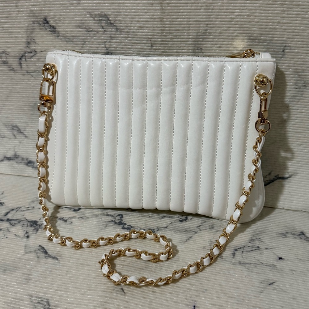 Tom Ford Beauty White Quilted Pouch / Shoulder Bag - Picture 9 of 12